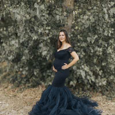 Shooting grossesse dans la forêt du Touquet